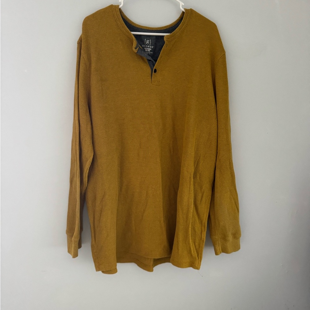 George Men's Golden Crewneck Sweater